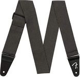 Fender Modern Tweed Guitar Strap, 2in, Gray/Black