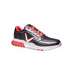 Callaway Women's Aurora Golf Shoe, Charcoal Coral, 5 UK Wide