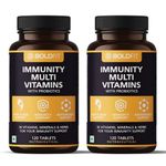 Boldfit Multivitamin For Men & Women With Probiotics Vitamin C, E, Zinc For Immunity, Biotin, For Healthy Hair, Skin & Nails. Immunity (240 Tablets)