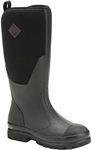 Muck Boots Women's Chore Classic Tall Pull On Waterproof Wellington Boot, Black, 5