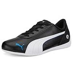 PUMA Mens BMW MMS Neo Cat Perforated Lace Up Sneakers Shoes Casual - Black, Black, 12