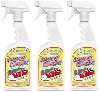 Grandma's Secret Sneaker Cleaner - Shoe Cleaner for Rubber, Canvas and Leather - Stain Remover Spray Removes Dirt, Grime and Grass - Sneakers Cleaner for Outdoor Shoes, Slippers and Moccasins – 16 oz