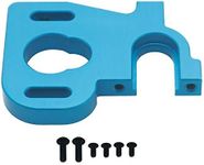 RCAWD RC Motor Mount for Wltoys 1/14 144001, Aluminum RC Car Motor Mount Seat Holder RC Car Motor Mount RC Car Accessory Upgraded Parts（Blue）
