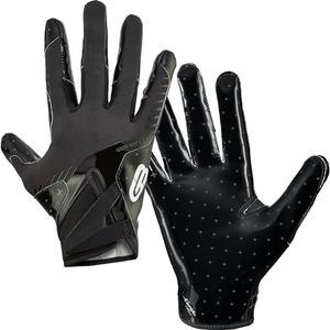 Grip Boost Football Gloves Solid Stealth 6.0 Boost Plus Men's Receiver Gloves - Adult Sizes (Solid Black, Medium)