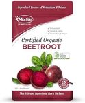 Morlife Beetroot Powder 150g, 100% Pure Certified Organic Beetroot Powder, Gluten Free, Vibrant colour and excellent taste, Free from artificial colours, flavours, preservatives and sweeteners