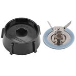 Fdit Socialme-EU Blender Accessories Blade with Bottom Base Stainless Steel Rubber Washer Sealing Ring Replacement Kit