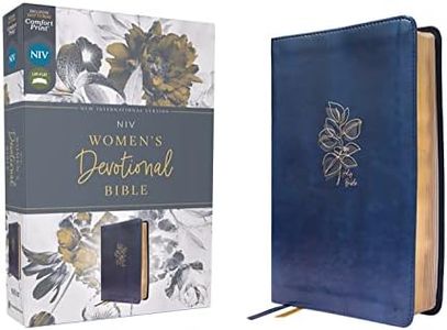 NIV, Women's Devotional Bible (By Women, for Women), Leathersoft, Navy, Comfort Print