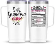 SANDJEST Grandma Tumbler with Handl