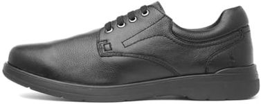 Hush Puppies Marco Mens Classic Lace Shoes, Black, 11 UK