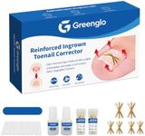 Golden Titanium Ingrown Toenail Corrector, Upgraded Hexagram Shape, 3x Stronger Pull Force, Complete Ingrown Toenail Removal Kit, Professional At-Home Ingrown Toenail Treatment for Men Women