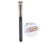 ENERGY Under Eye Concealer Brush Mini Flat Top Kabuki Foundation Brush with Synthetic Bristles for Concealing,Blending,Setting,Buffing with Powder,Liquid,Cream Cosmetics,Vegan Makeup Brush