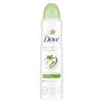 Dove Advanced Care Dry Spray Antiperspirant Deodorant for Women with 1/4 Moisturizers Cool Essentials for 48 Hour Protection and Soft and Comfortable Underarms 107 g