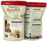 AyurK9 High Protein Dog Food Kibbles (32%+ Protein) with Ashwagandha | Ayurveda Infused Formula for Immunity & Stress Balance | for Puppies, Adult & Senior Dogs- 1kg