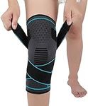 NTRH Knee Brace for Arthritis ACL and Meniscus Tear Adjustable Knee Sleeves for Sports Knee Support for Men and Women XL