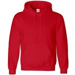 XX-LARGE RED classic plain pullover hoodie unsex and these are ideal for mens and ladies hooded sweatshirt