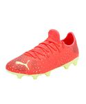 Puma Unisex-Kid Future Z 4.4 FG/AG Jr Fiery Coral-Fizzy Light-Black-Salmon Football Shoe - 11 UK (10701403)