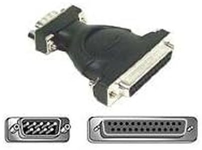 Belkin Serial Cable Adapter - Adaptador y Conectores de Cable (DB9, DB25, Macho/Hembra, Negro)