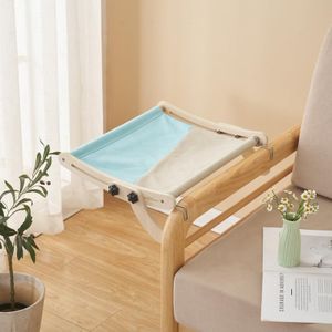 Cat Window Perch, Cat Window Hammock, Providing All-Around Sunbath Space Saving, Easy to Adjust Cat Bed for Windowsill, Bedside, Drawer and Cabinet