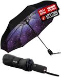Repel Windproof Travel Umbrella - Compact & Withstands Winds up to 100MPH, Strongest Premium Auto Folding Umbrella for Rain and Sun - Durable, Light & Portable for Women & Men, Fits Backpack & Cars