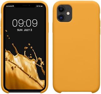 kwmobile Case Compatible with Apple iPhone 11 Case - TPU Silicone Phone Cover with Soft Finish - Mango
