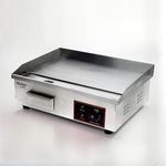 Blend Art Commercial Electric Griddle 1.8 feet | Stainless Steel Non-Stick Hot Plate | Electric Griddle for Dosa | Teppanyaki Cooking | Adjustable Temperature | Heavy-Duty | Restaurant & Home Use