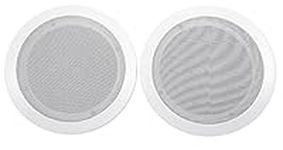 Rockville 2 CC65T White 6.5" Commercial 70v Ceiling Speakers for Restaurant