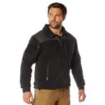 Rothco Spec Ops Tactical Fleece Jacket – Great For Layering, Black, L