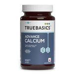 TrueBasics Advance Calcium For Women & Men (90 Tablets) | With Vitamin D3, Vitamin K2-MK7, Alfalfa, Clinically Researched Ingredients | For Healthy Bone & Joint Strength