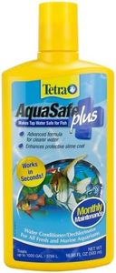 Tetra AquaSafe Plus 16.9 Ounces, aquarium Water Conditioner And Dechlorinator