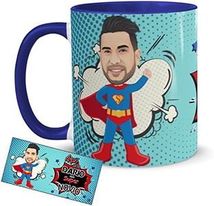 Kembilove Tazas de Familia – Regalos Originales para Hombre – Taza Personalizada para Novio – Tazas de café Originales – Tazas Originales para regalar
