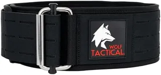 WOLF TACTICAL Weight Lifting Belt – Weight Belt for Men, Weightlifting Belt for Powerlifting, Deadlift, Squats, Workout Belt Gym Belts for Men (Black, M (31-36))