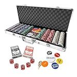 Casino Poker Chips Set, 500PCS 11.5