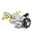 EVERGD Stainless Steel Electric Automatic Hot Cold Water Pressure Booster Pump for Shower Washing Machine Home Garden (150W)