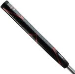 Winn Pro X 1.18 Putter Grip (Midsize, Black/Red), Pro X 1.18 WPX18-BK