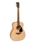 Yamaha FG800M the iconic beginner's acoustic guitar with an authentic sound for adults and teenagers, 4/4 wooden guitar in matt natural, Voucher for 2 Online lessons from Yamaha Music School