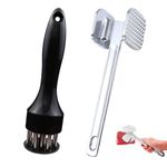 2pcs Meat Hammer, Steak Hammer, Dual Front Meat Tenderizer,Meat Tenderiser Mallet Applicable to Chicken Burger/Steak/Beef/Lamb/Poultry/Fish/Nuts