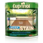 Cuprinol 2.5 Litres anti slip Decking Stain - Golden Maple