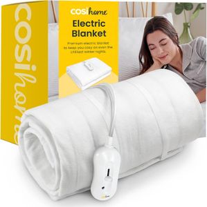 Cosi Home Double Electric Blanket – Soft Heated Bed Cover
