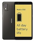 Nokia C02 5.45" Dual SIM Smartphone, Android 12 (Go edition) - 5MP Rear / 2MP Front Camera, Portrait Mode, 2GB RAM/32GB ROM, Tough build quality with IP52 Rating, 3000mAh battery - Charcoal