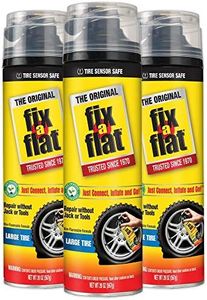 Fix-A-Flat S430, Aerosol Tire Inflator with Hose for Large Tires, 20 ounces (3-Pack)