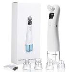 Blackhead Remover Vacuum Blackhead removal tool Blackhead Vacuum,USB Rechargeable Face Vacuum Acne Comedone Extractor Tool Pore vacuum Cleanser Suction Tool with LED Display-Suction Force for All Skin