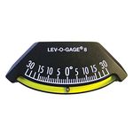 Sun Company Lev-o-gage 8 - Heel Angle Clinometer | High-Resolution Clinometer for Modern Boats | Mounts on Bulkhead