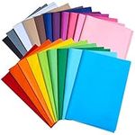 TUPARKA 100 Sheets Multicolor Tissue Paper Bulk 20" x 14" Gift Wrapping Tissue Paper 20 Assorted Colored Art Tissue Paper for Craft Floral Birthday Party Festival Gift Wrapping Decorative