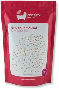 Eco Bath London Skin Conditioning Epsom Salt Bath Soak - Pouch – Magnesium Bath Salts | Infused with Neroli & Lavender Essential Oils | Epsom Salts for Skin Care & Relaxation - Pouch 2.2 LB (1kg)