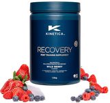 Kinetica Recovery Powder, Post Workout Drink, Muscle Repair and Energy Store Replenisher, 20 Servings, Wild Berry, 1.5kg