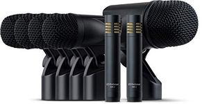 PreSonus DM-7: Complete Drum Microphone Set for Recording and Live Sound, XLR MIC, Black