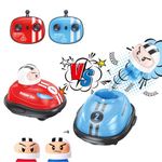 Fullware Family Party Games Remote Control Bumper Cars with Ejecting Drivers-Toys for Kids Age 3 4 5 6 7 8 9 Year Boys, 2 Pack, with Scream & Light, Type-C Charging Port, Birthday Gifts Kids Adult