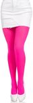 Leg Avenue Womens Nylon Tights, Neon Pink, One Size