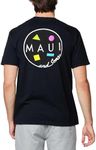 Maui & Sons Classic Shark Logo T-Shirt (Black, M)