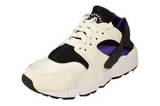 NIKE Womens Air Huarache Running Trainers DH4439 Sneakers Shoes (UK 5.5 US 8 EU 39, White Black Purple 105)